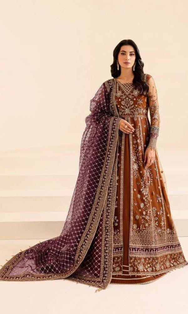 Farasha New Hand embroidered Wedding Dress