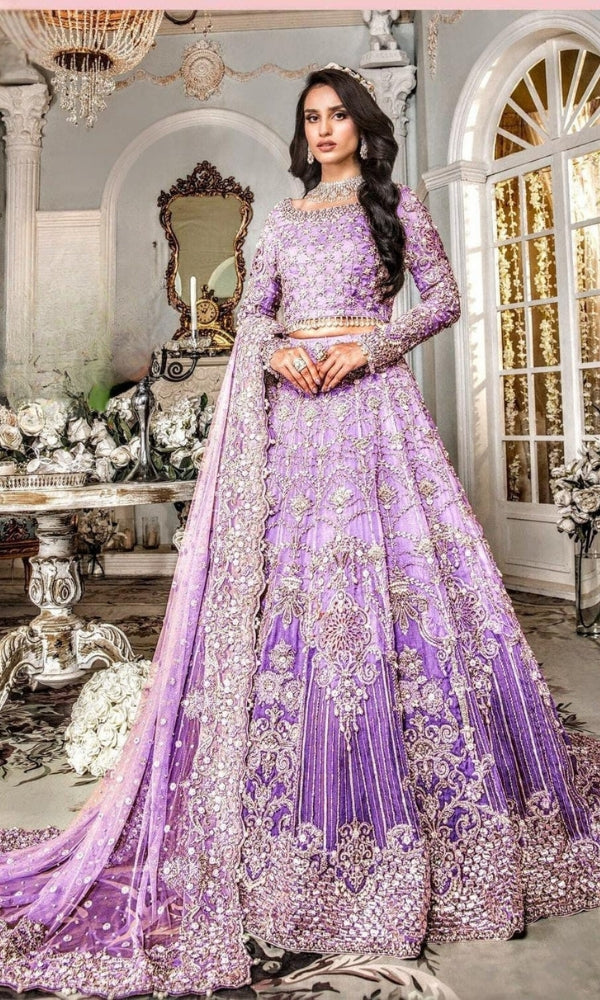 Maria B Inspired Bridal Wear – Unstitched Replica