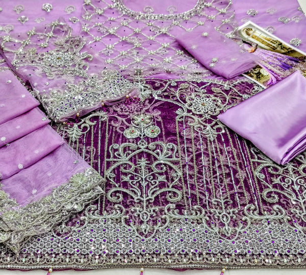 Maria B Inspired Bridal Wear – Unstitched Replica